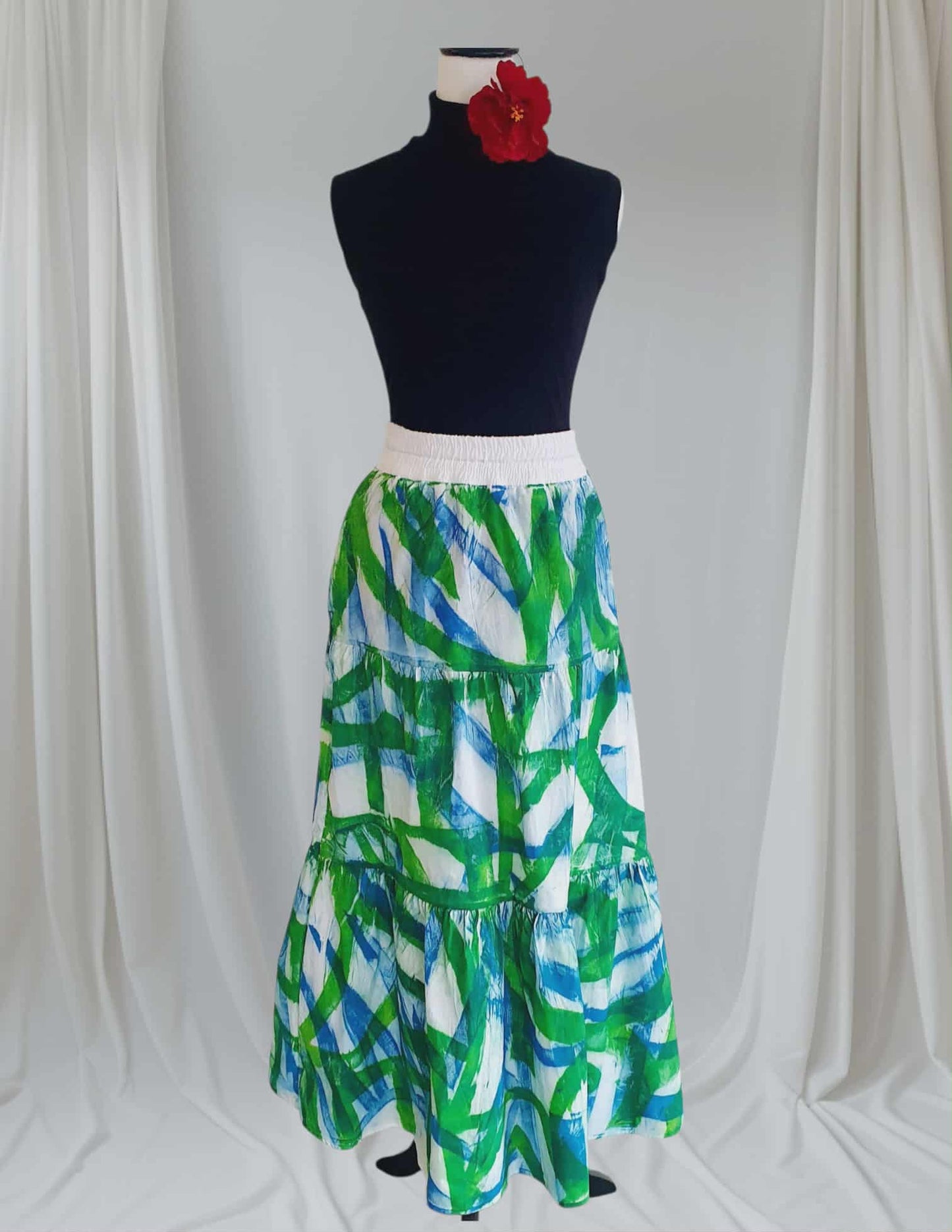 Flowy 3-Layer Pocket Skirt