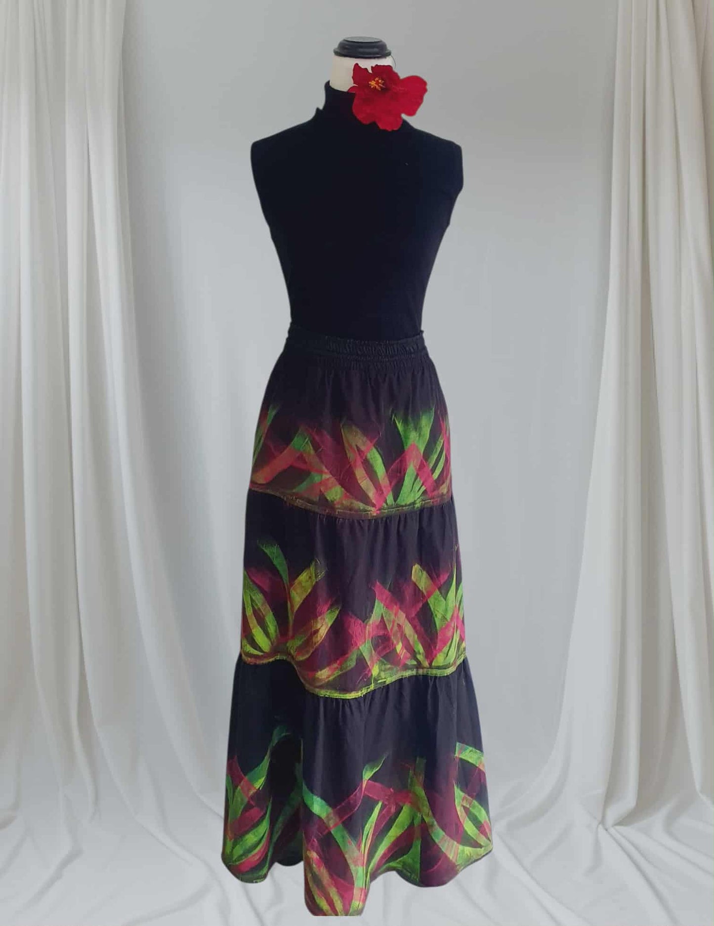 Flowy 3-Layer Pocket Skirt