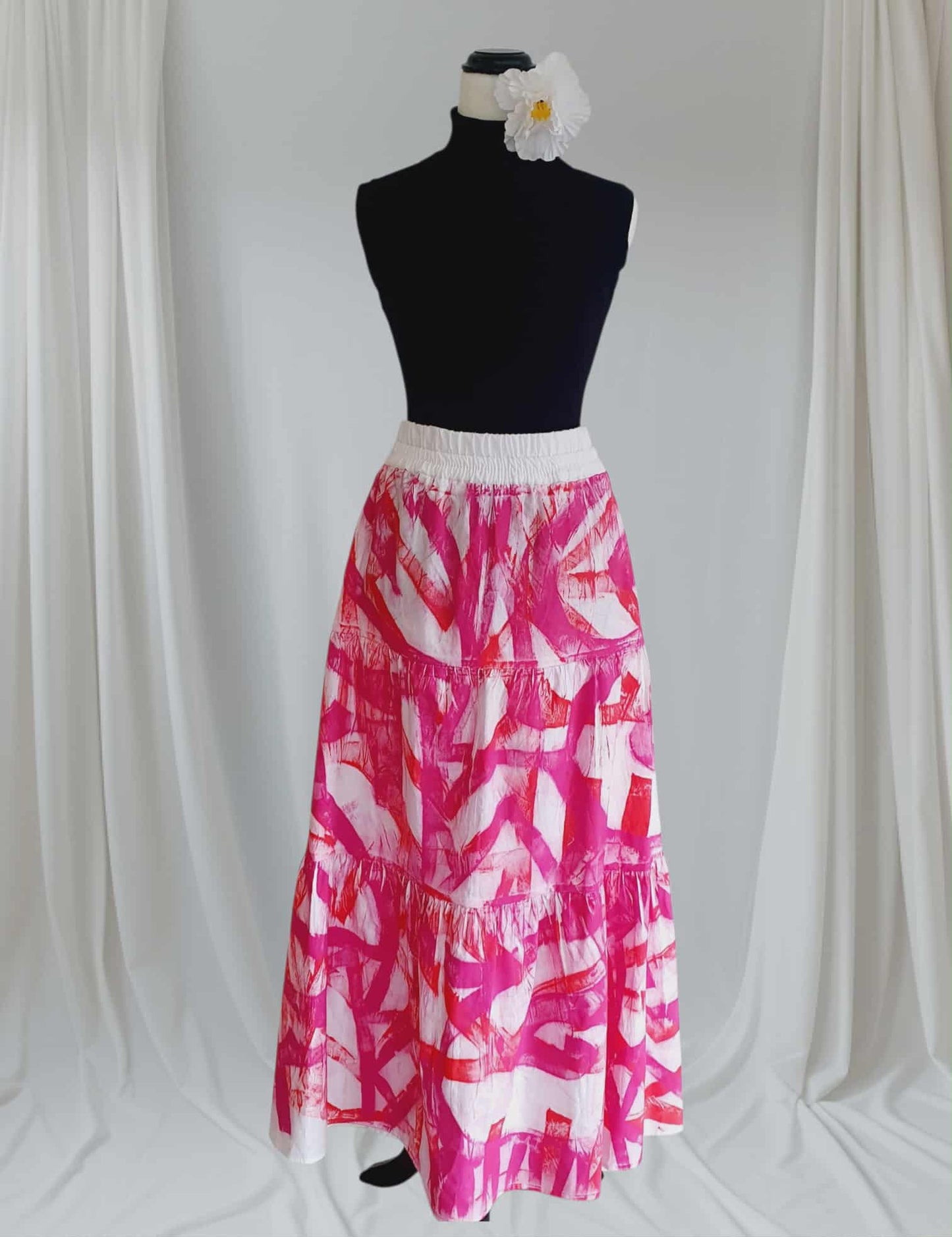 Flowy 3-Layer Pocket Skirt