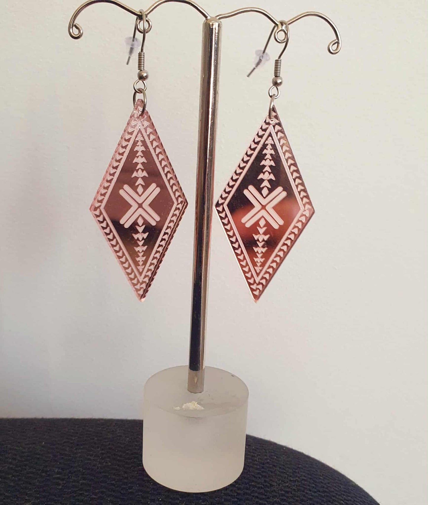 Diamond Dangle Earrings