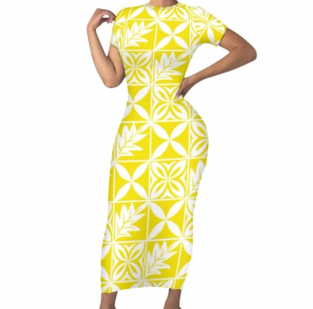 LONG FITTED DRESS  Snowyz Kollection