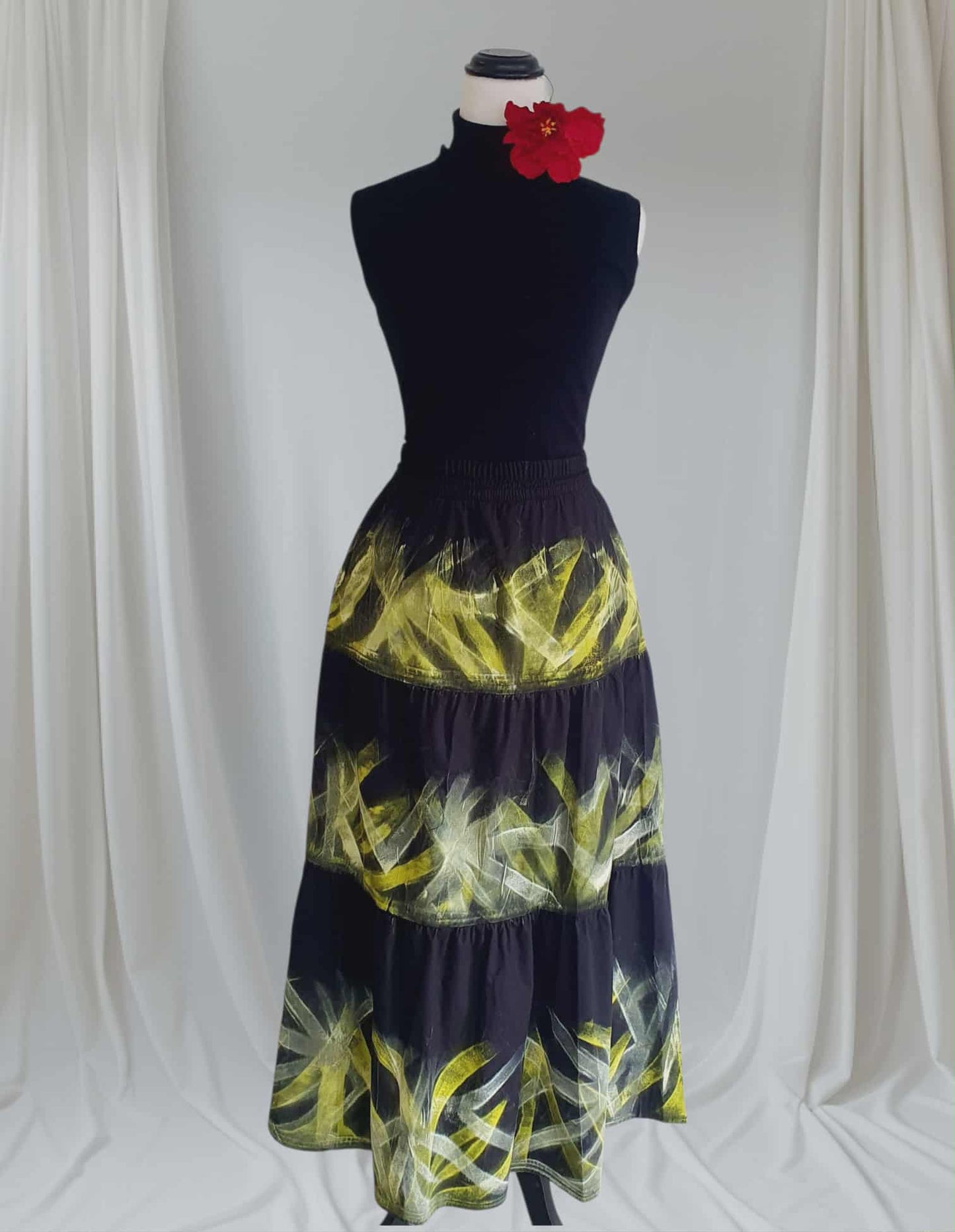Flowy 3-Layer Pocket Skirt