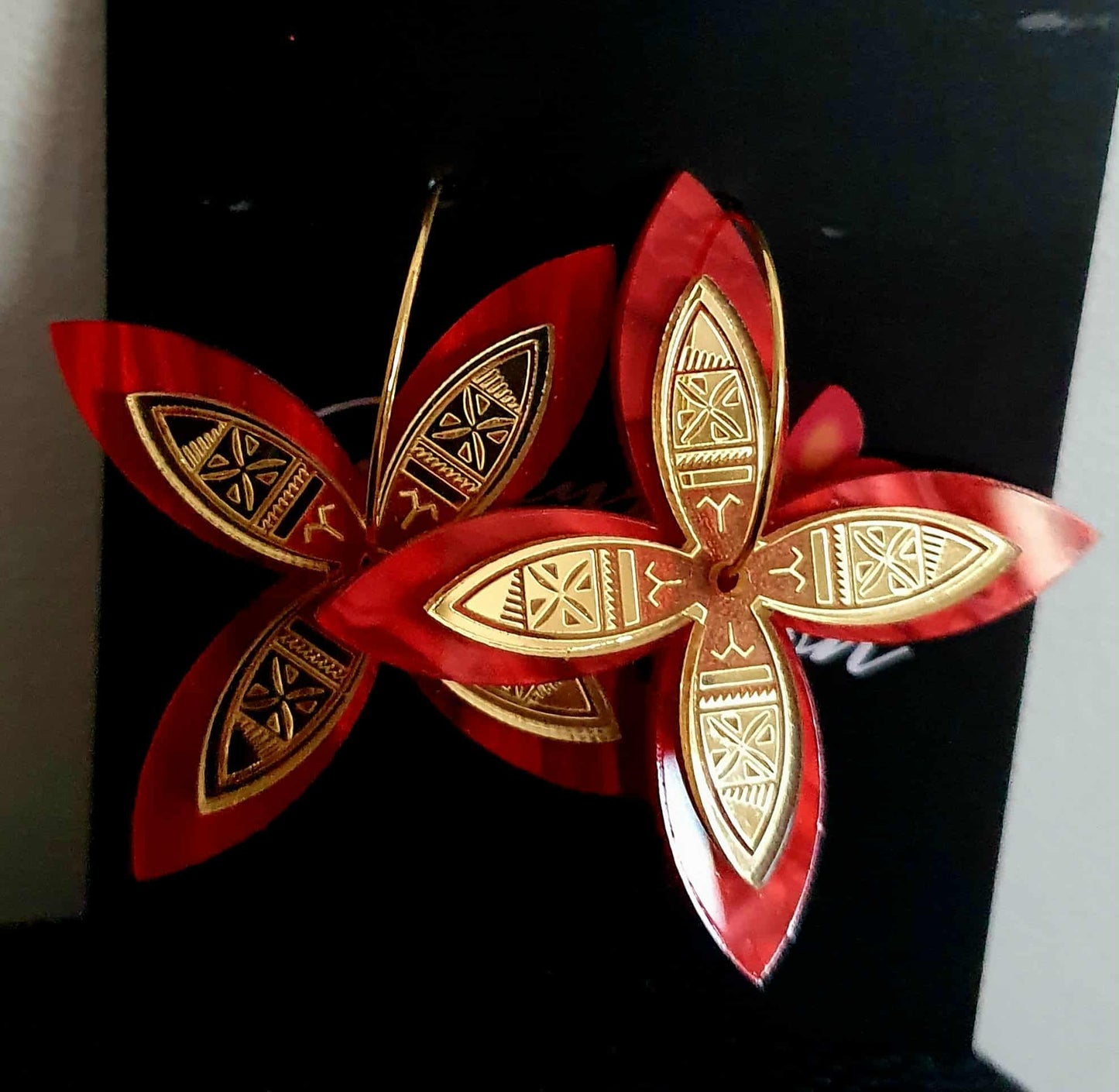Floral Dangle Earrings