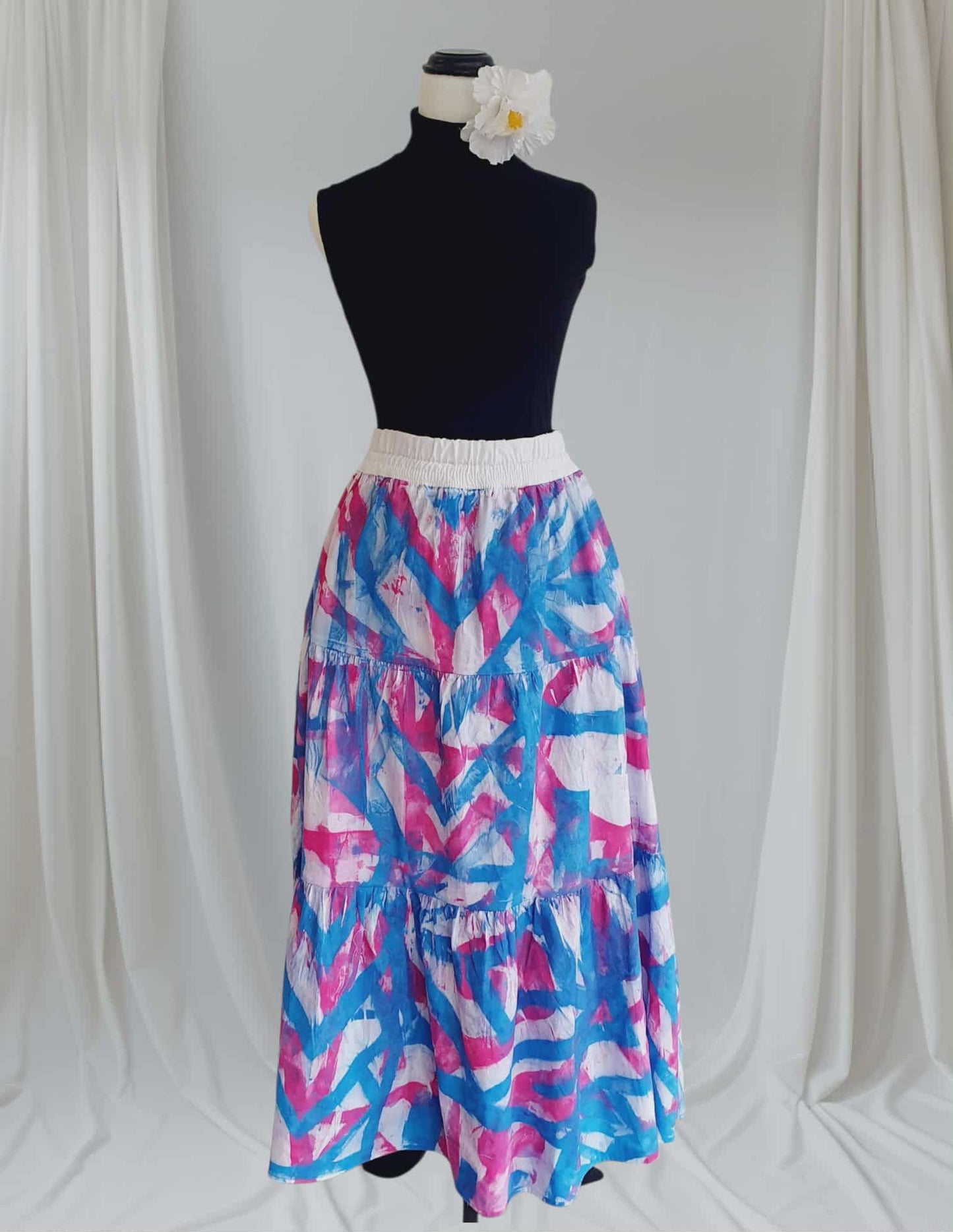 Flowy 3-Layer Pocket Skirt