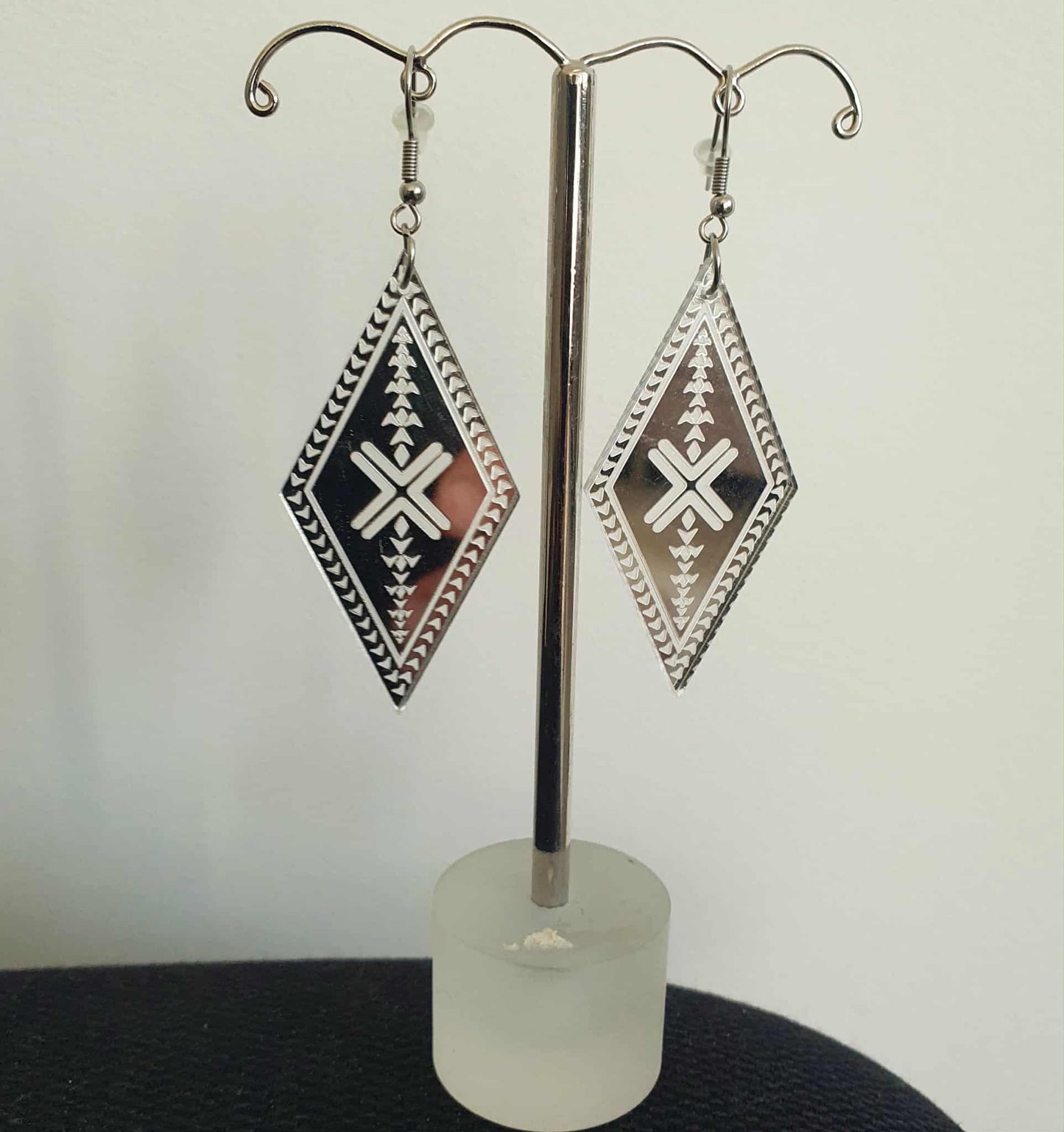 Diamond Dangle Earrings