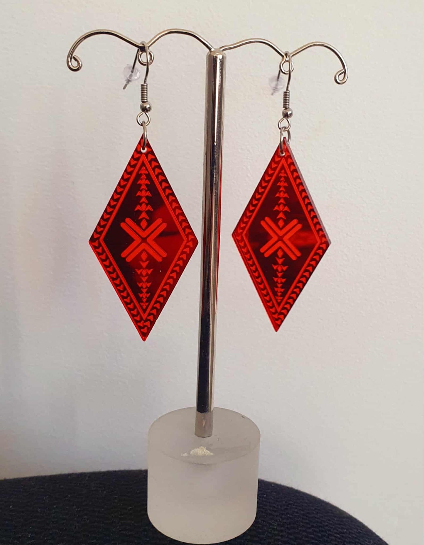 Diamond Dangle Earrings