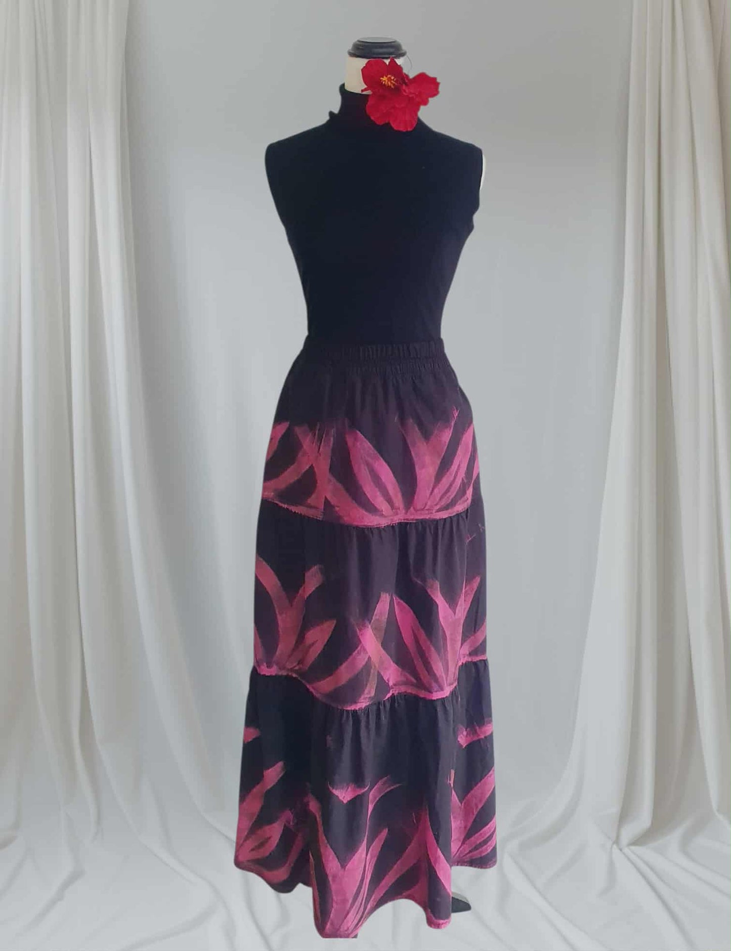 Flowy 3-Layer Pocket Skirt