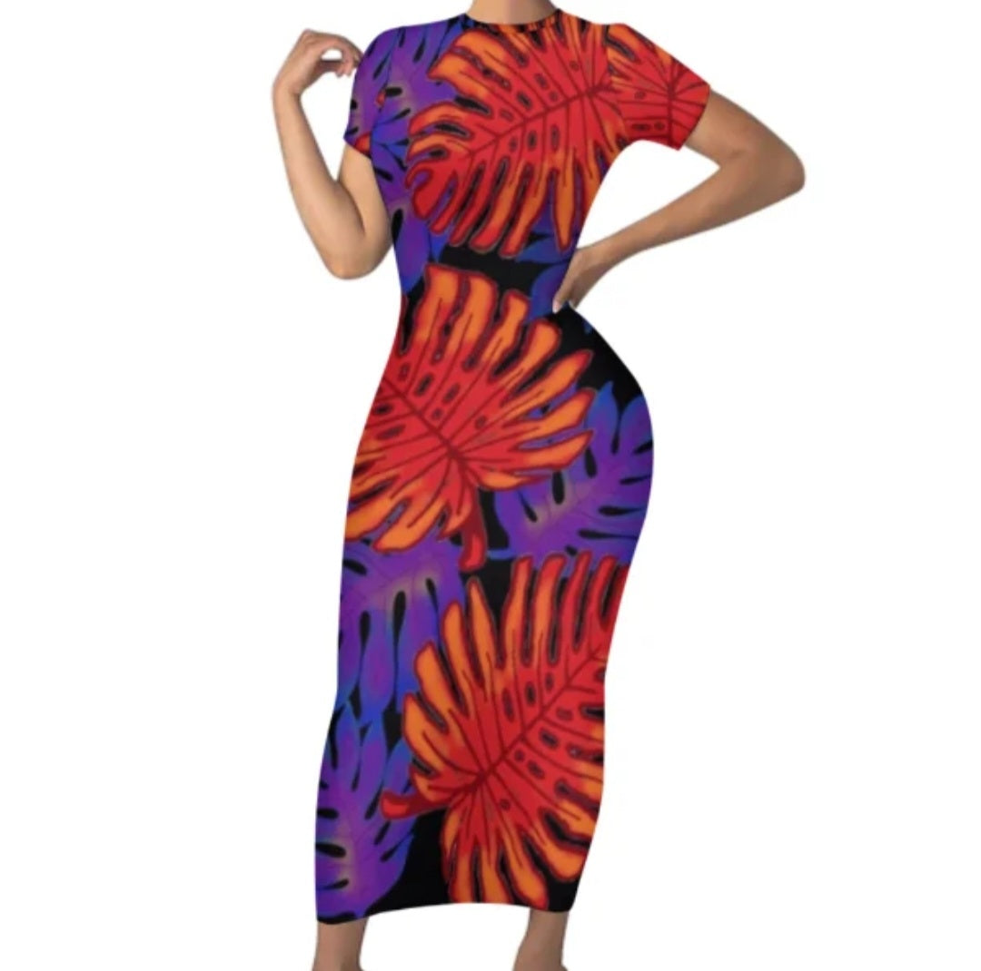 LONG FITTED BODYCON DRESS – Snowyz Kollection