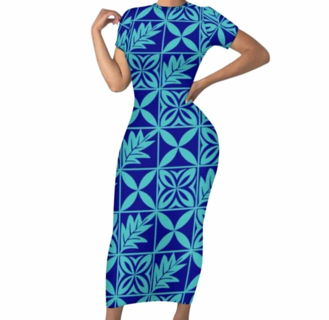 LONG FITTED DRESS