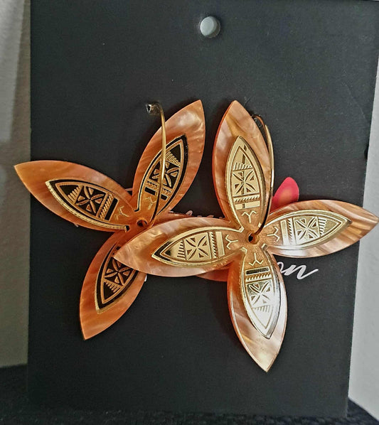 Floral Dangle Earrings