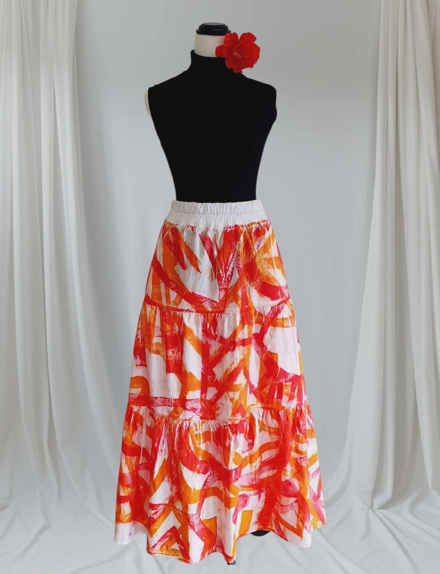 Flowy 3-Layer Pocket Skirt